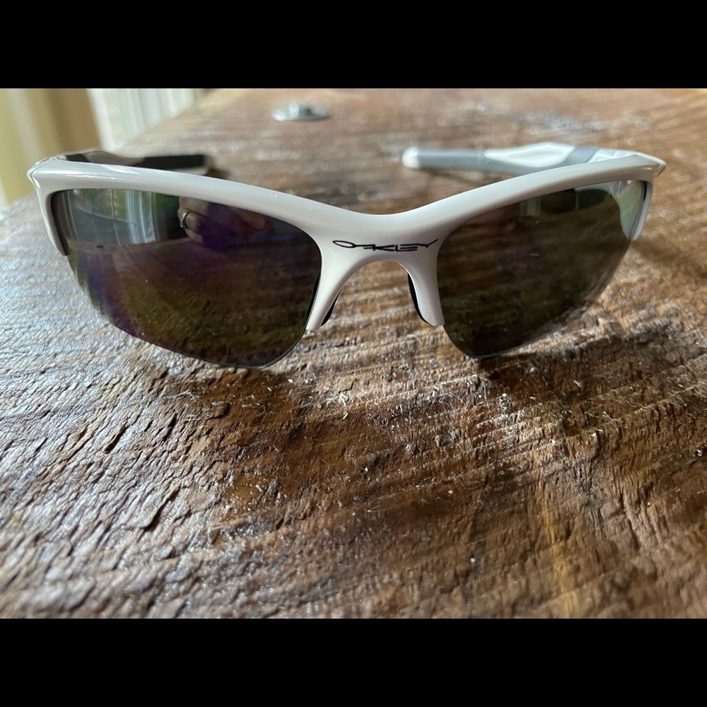 White Oakley sunglasses